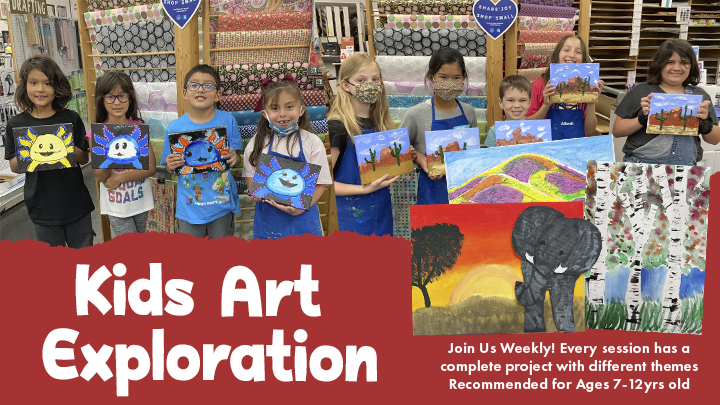 Kids Art Exploration Art Class Allards Art Fresno California