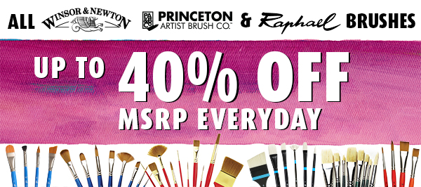 Everyday Discounts on Paint Brushes