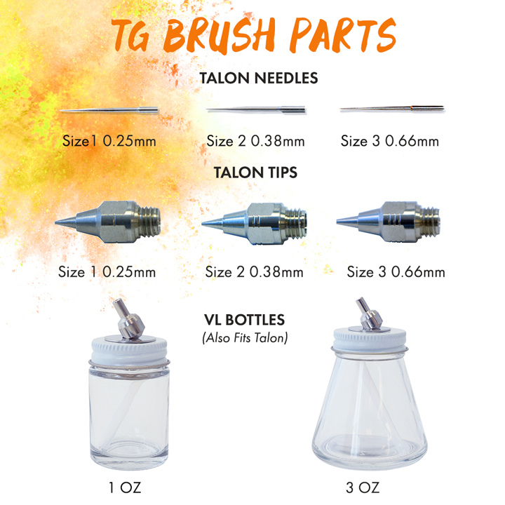 Paasche TG Brush Parts