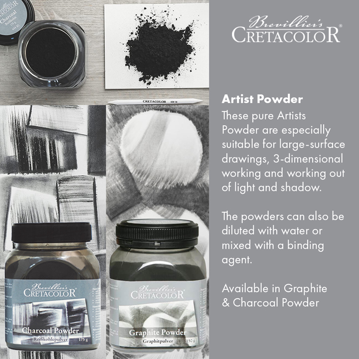 Cretacolor Graphite Powder, Graphite Sanguine Powder