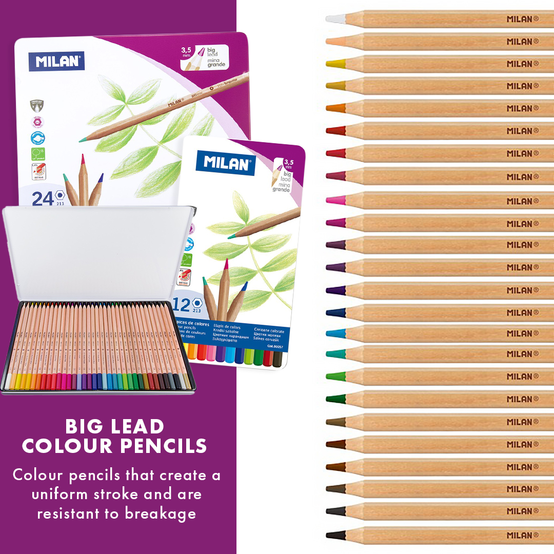 Milan Big Lead Color Pencils