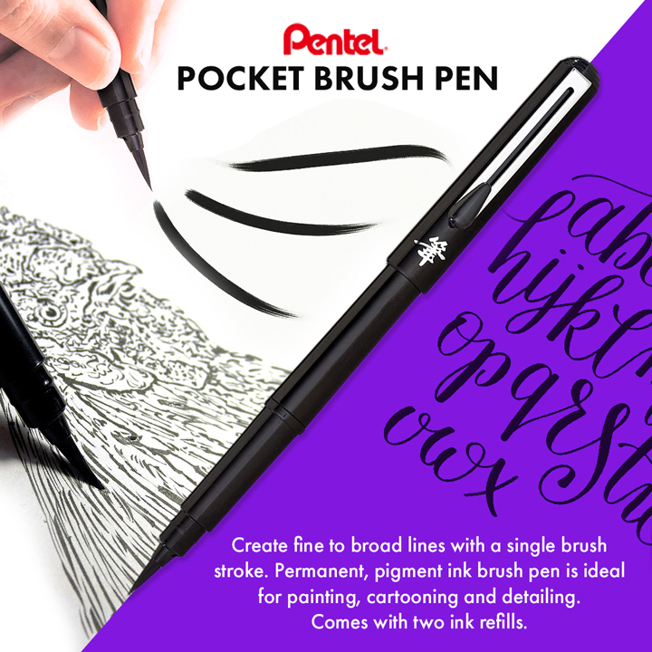 Pentel Pocket Brush Pen Limited Edition Pen