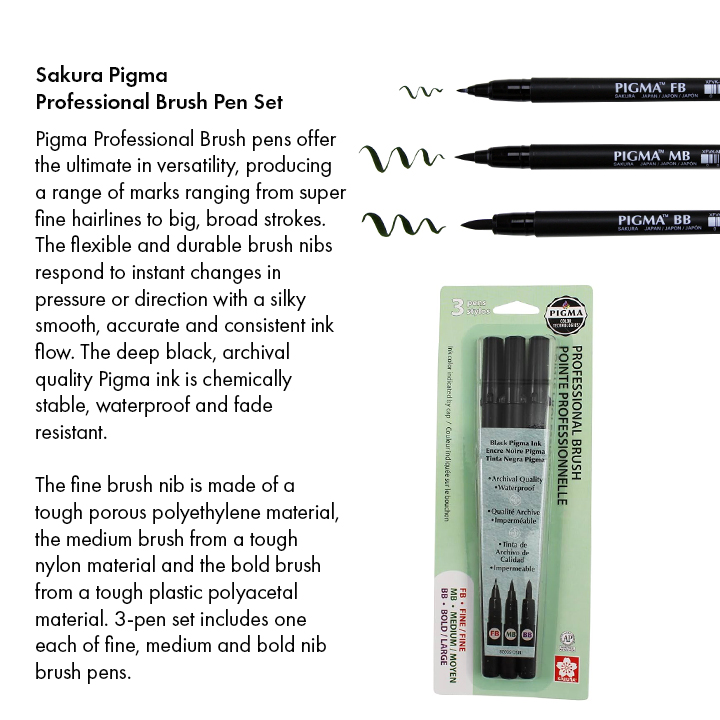 Pentel Sign Pen Brush Tip Markers
