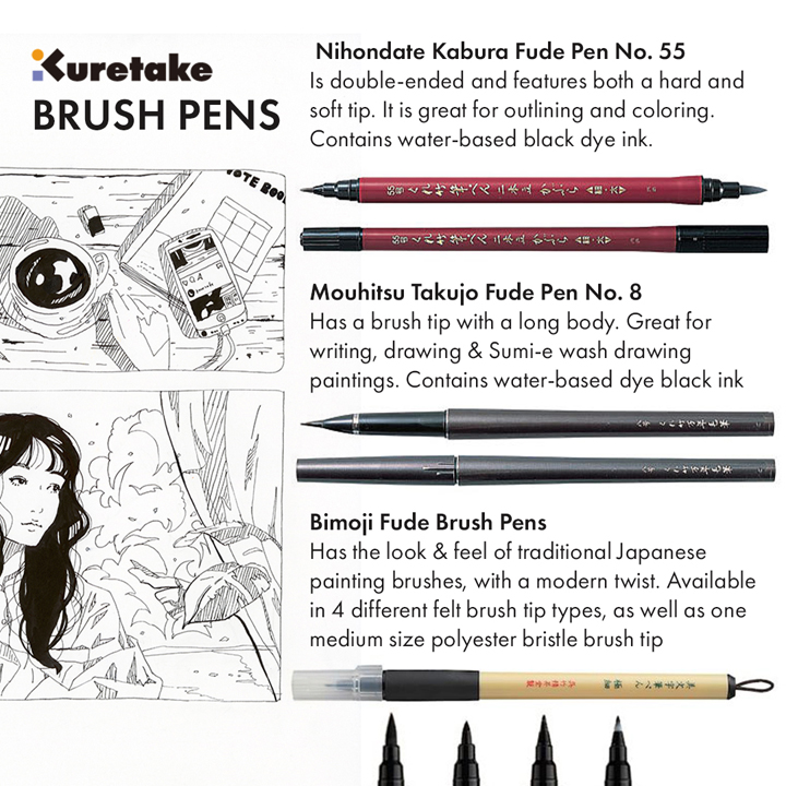 Kuretake Brush Pens