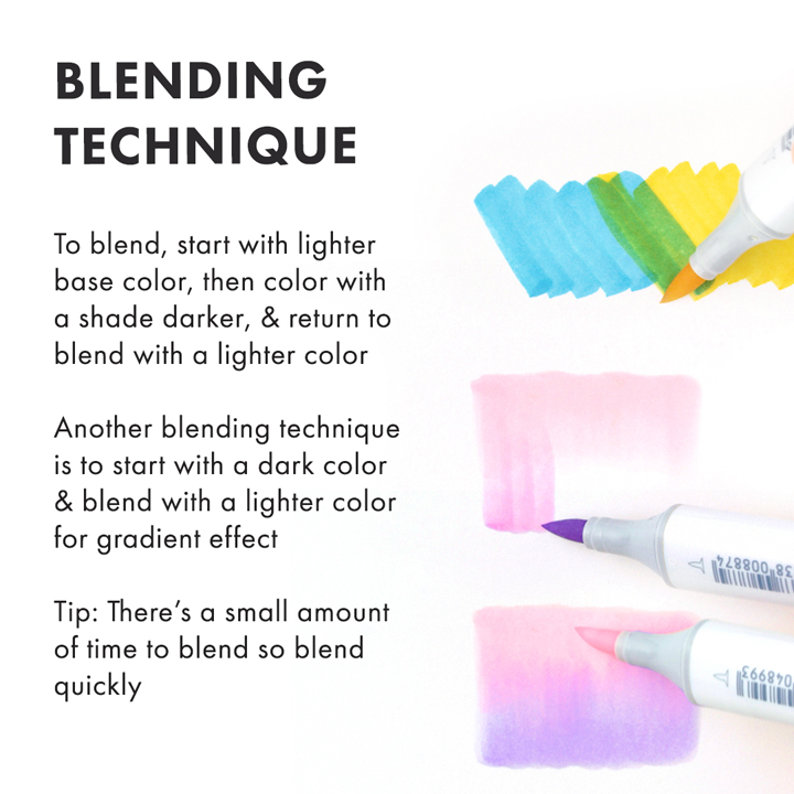 Copic Color Blending Technique