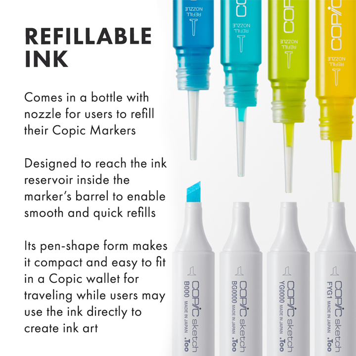 Copic Refillable Ink Markers