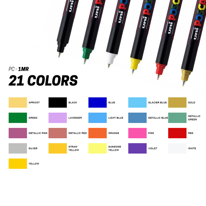 1MR Posca Paint Markers