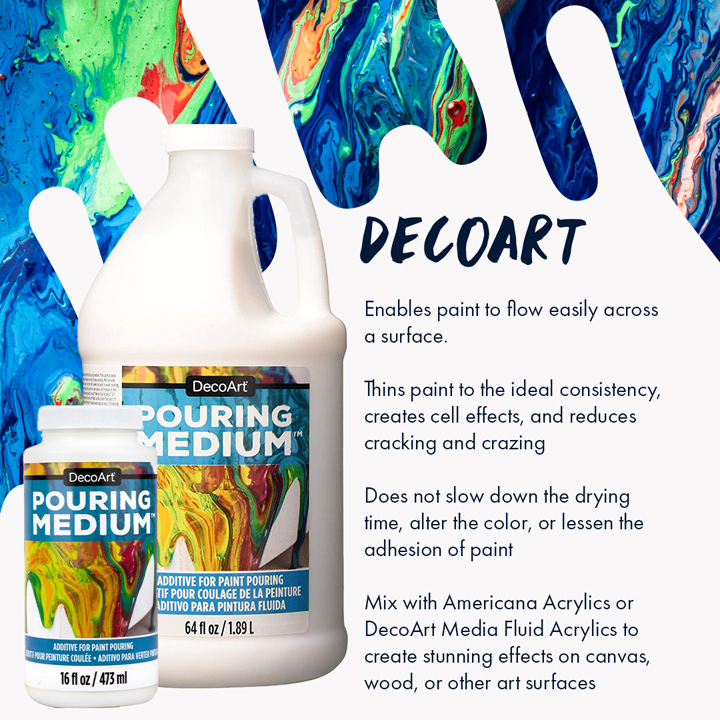 pouring medium for acrylic paint 