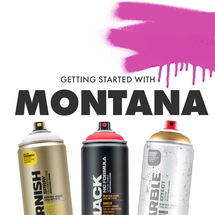 Montana Black Spray Paint