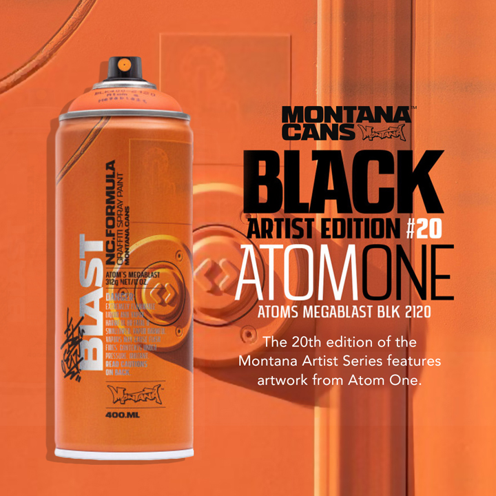 Montana CHALK Spray 400ml Orange