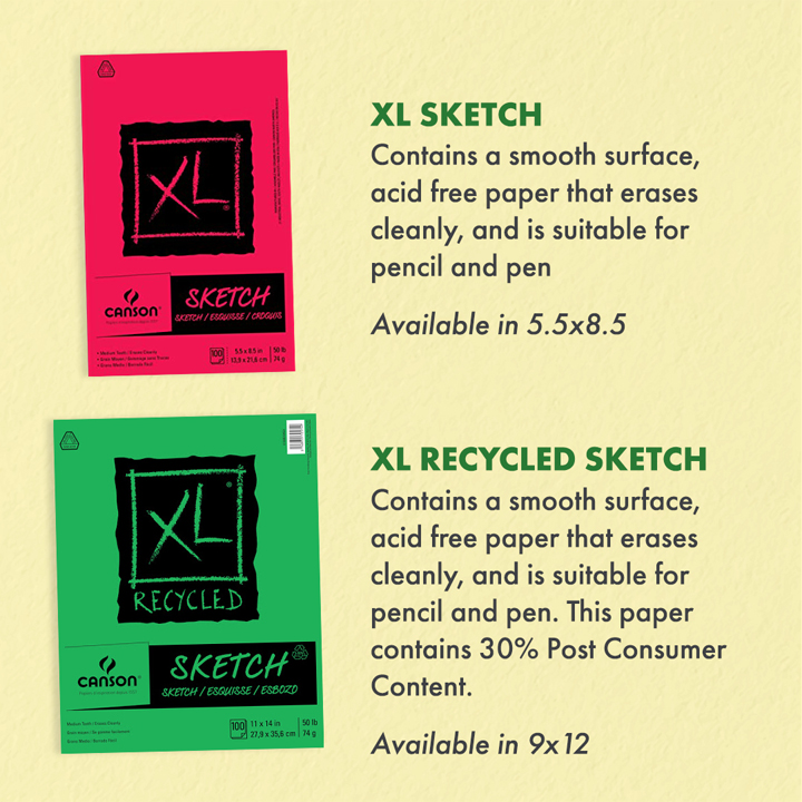 Canson XL Sketch Paper Canson XL Sketch Paper