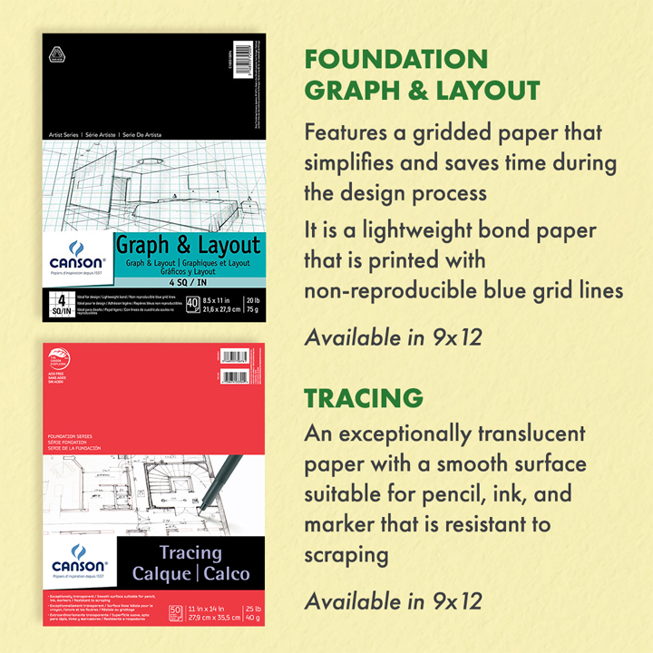 Cansono Graph and Layout Paper, Tracing Paper