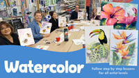 Watercolor Art Lessons Class
