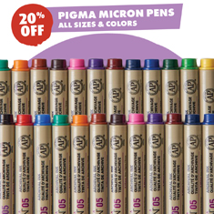 Pigma Micron pens