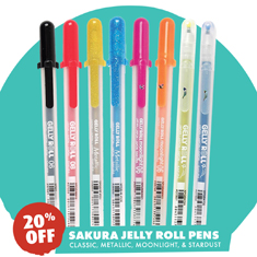 Sakura Jelly Roll Pens