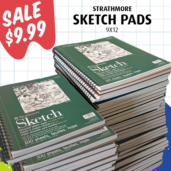 Canson Field Sketch Book 9 x 12, 80 Sheets